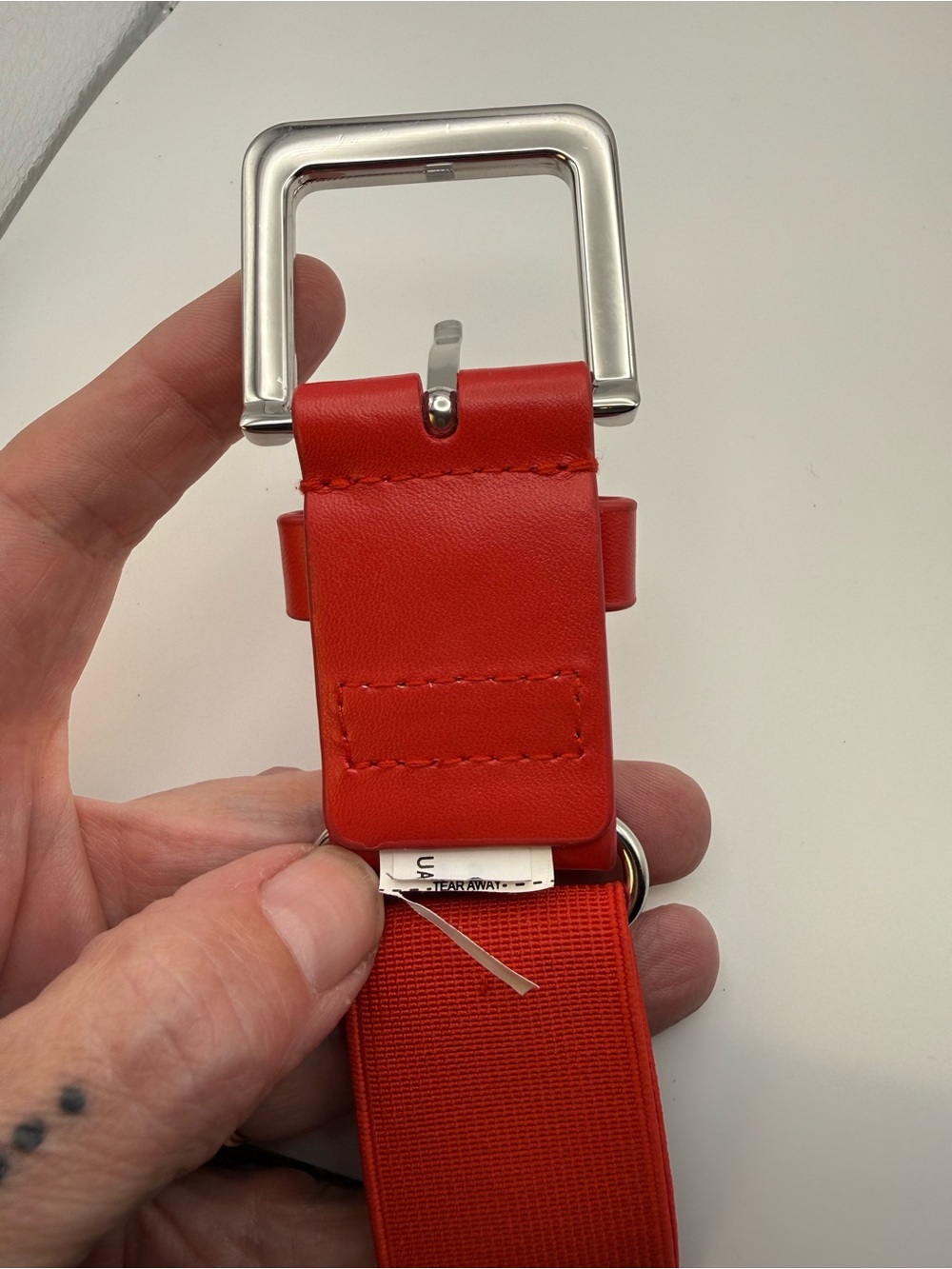 Under Armour Classic Red Baseball Belt - Picture 6 of 8